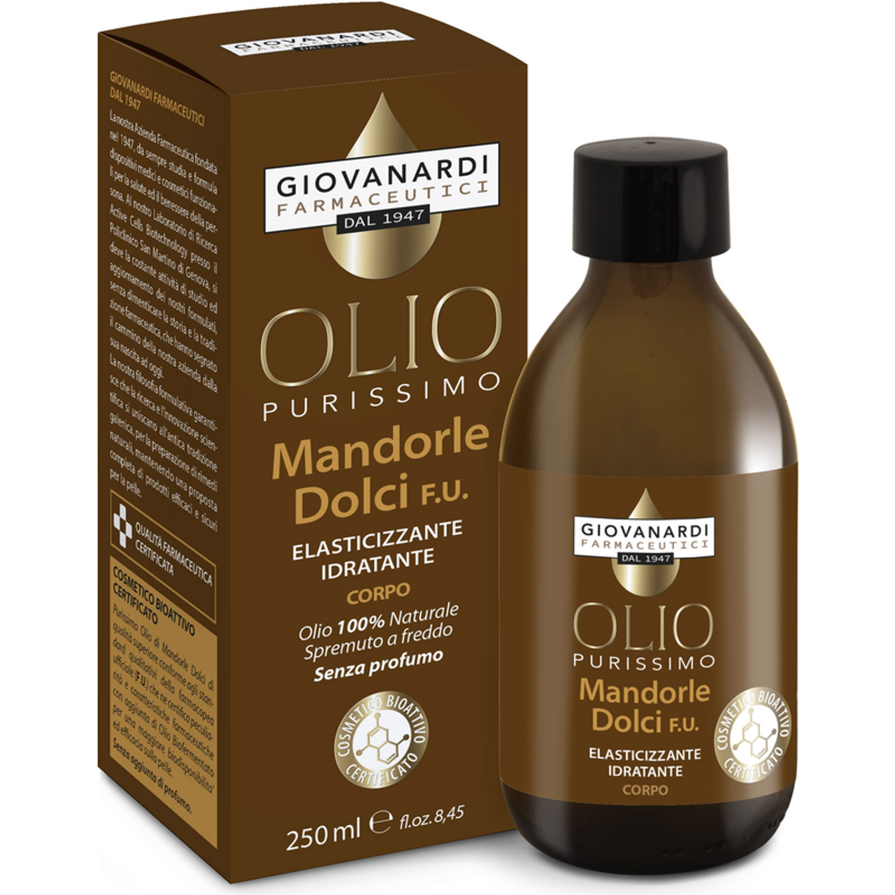 OLIO PURISSIMO MANDORLE DOLCI IDRATANTE CORPO