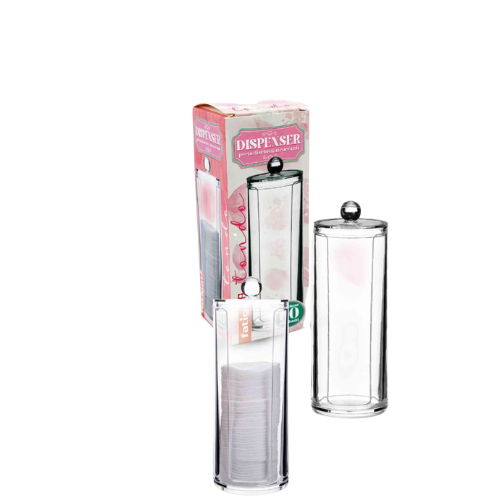 DISPENSER PORTA DISCHETTI STRUCCANTI